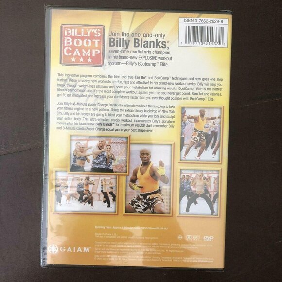 Billy Blanks Billys Boot Camp Elite Lot of 2 DVDs Sealed Cardio Lower Body - Picture 3 of 5